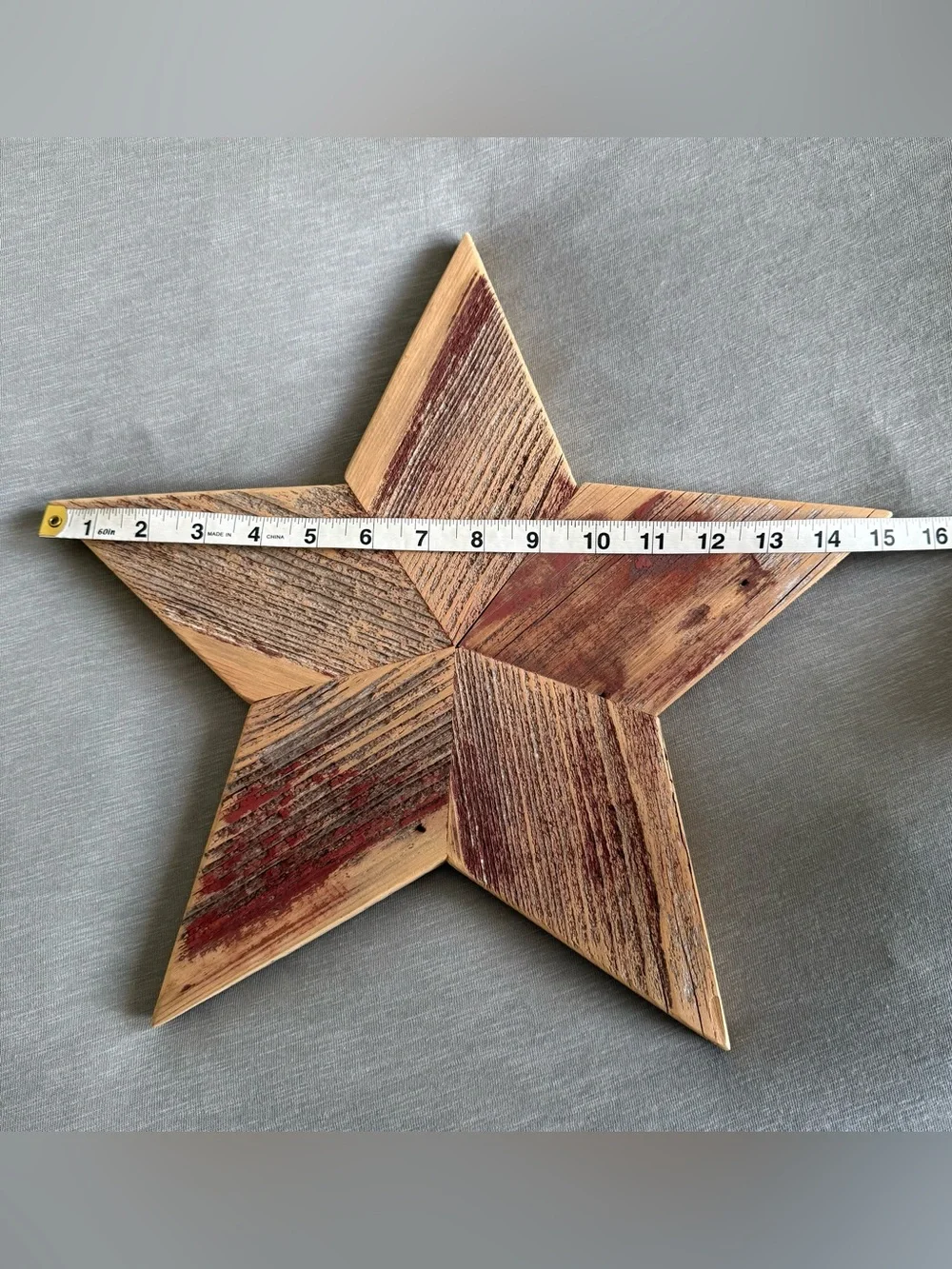 Wooden Rustic Star Decor